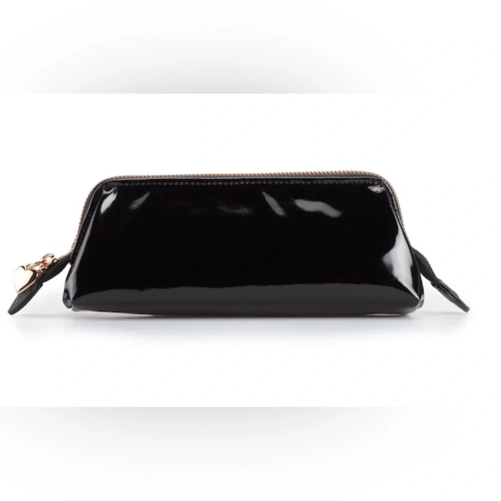 LC Lauren Conrad Black Mini Makeup Pouch